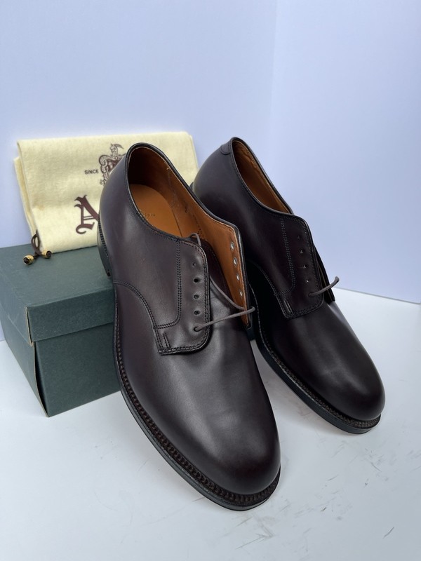 Alden 969 Dark Brown Calfskin Plain Toe Dover | Alden Model
