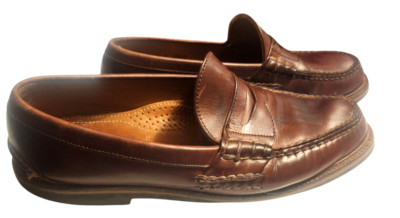 Alden H406 Dark Brown Aniline LHS / Penny Loafer