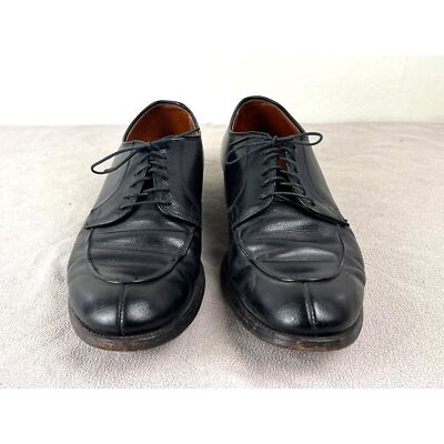 Alden 675 Black Pebble Grain Straight Tip Blucher