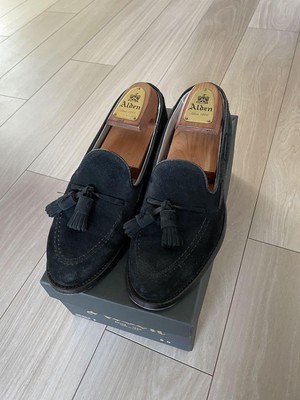Alden 36204F Navy Suede Tassel Loafer