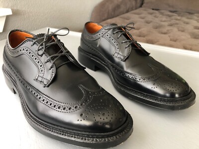 Alden 9753 Black Calfskin Long Wing Blucher