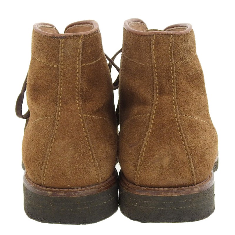 Alden 46054H Snuff Suede Plain Toe Boot | Alden Model Project