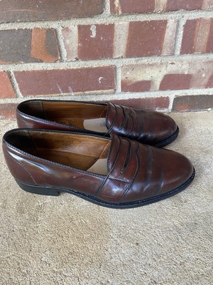 Alden 0329 Color 8 Shell Cordovan Full Strap Loafer