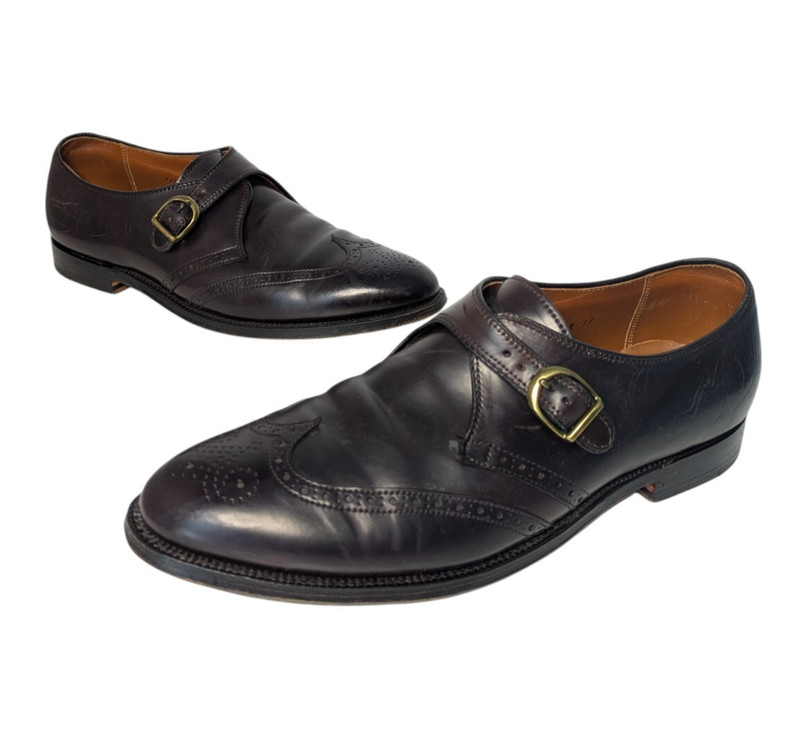 Alden 1671 Color 8 Shell Cordovan Monk Strap | Alden Model