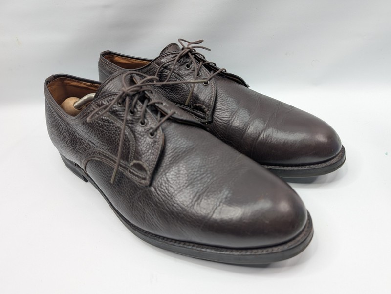 Alden 916 Brown Bison Nassau Plain Toe Blucher | Alden Model