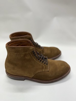 Alden 30742H Snuff Suede Plain Toe Boot