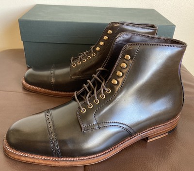 Alden D2862H Cigar Shell Cordovan Perforated Cap Toe Boot