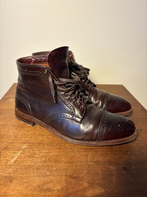 Alden 3938 Color 8 Shell Cordovan Medallion Cap Toe Boot