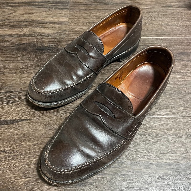 Alden 725 Dark Brown Calfskin LHS / Penny Loafer | Alden