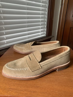 Alden D9202F Tan Suede LHS / Penny Loafer