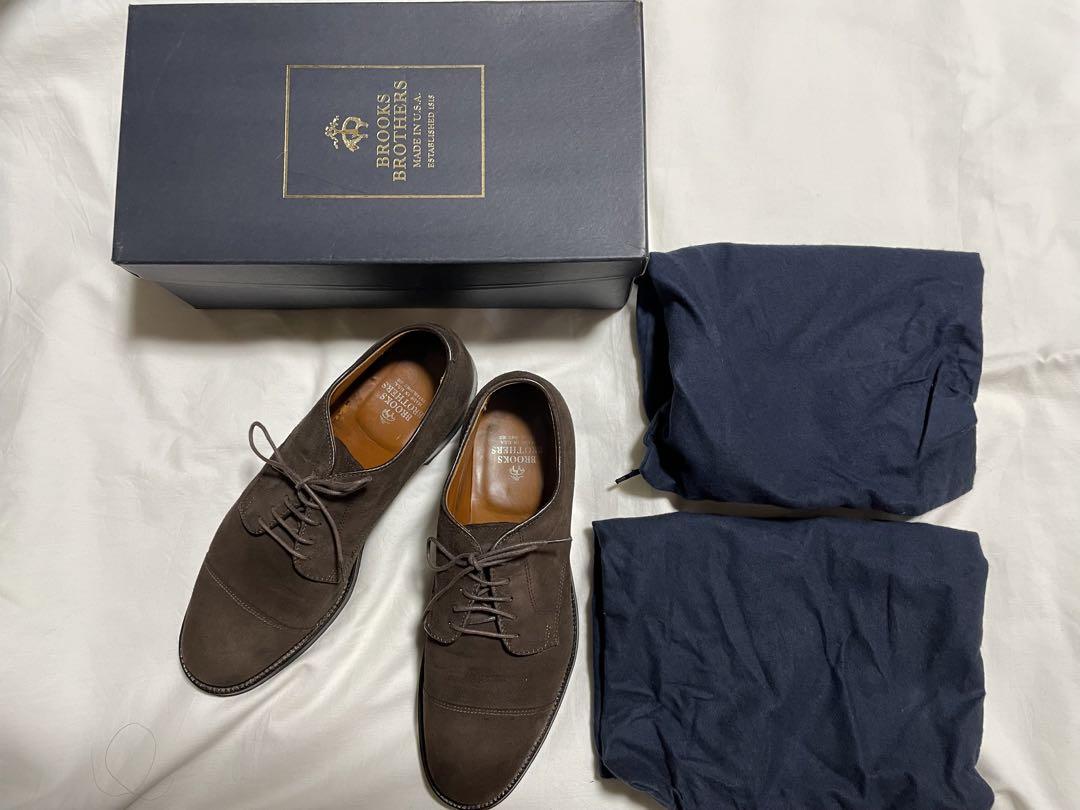 Alden 00064 Brown Suede Straight Tip Blucher