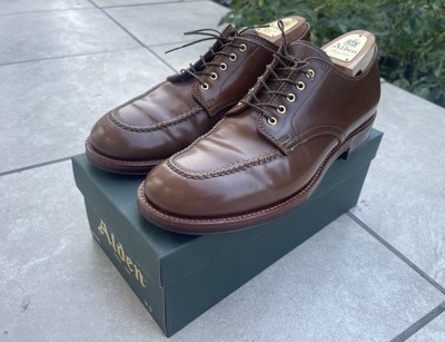 Alden M4605 Whiskey Shell Cordovan Mocc Toe Blucher