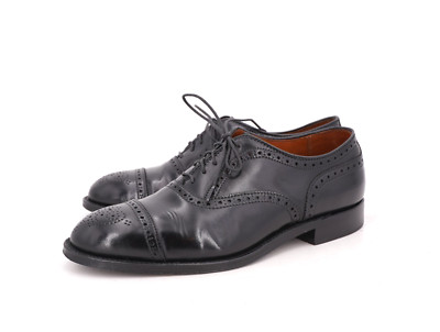 Alden 9841 Black Shell Cordovan Medallion Tip Bal