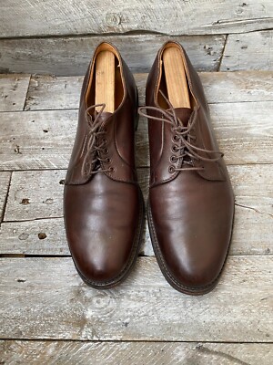 Alden 5002 Brown Calfskin Plain Toe Blucher