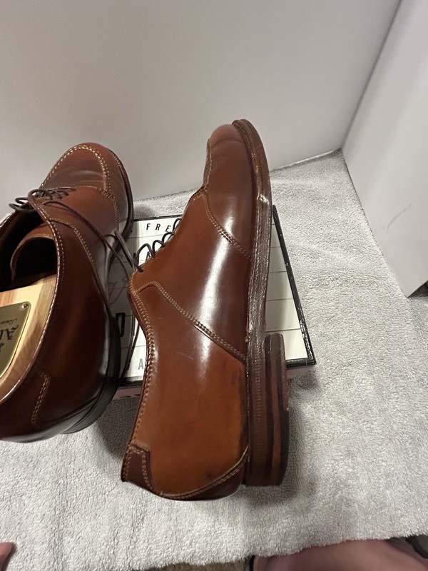 【名作】Alden AF-1 Whiskey Cordovan #99358 Alden 99358 Whiskey and Mahogany Shell Cordovan Saddle Shoe