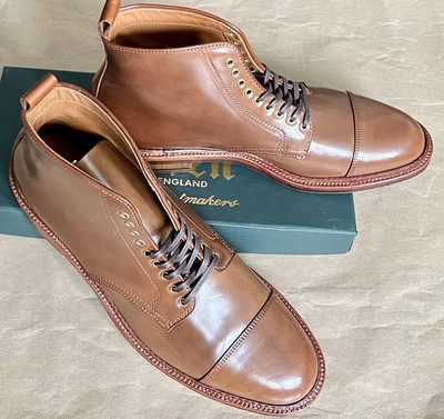 Alden A3806 Whiskey Shell Cordovan Cap Toe Boot