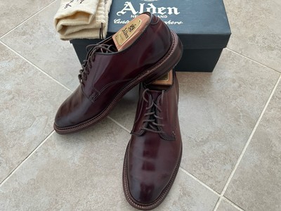 Alden 29386F Color 8 Shell Cordovan Plain Toe Dover