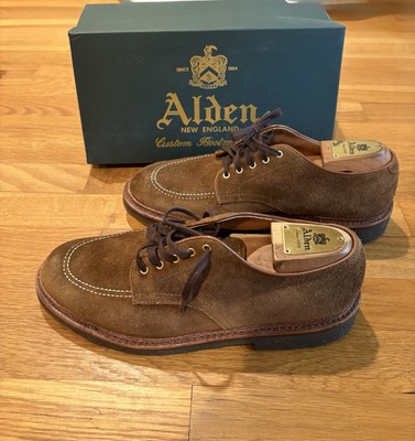 Alden D3617 Snuff Suede Mocc Toe Blucher
