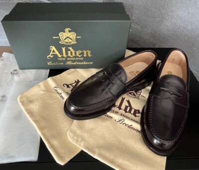 Alden 99162 Color 8 Shell Cordovan LHS / Penny Loafer