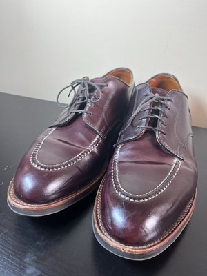 Alden D7406C Color 8 Shell Cordovan Plain Toe Blucher