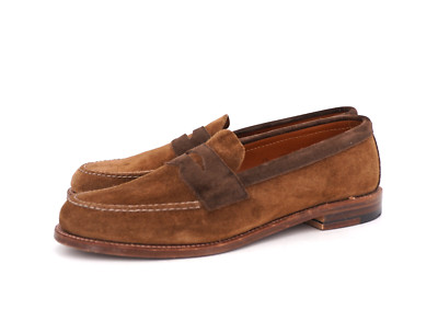 Alden D0217 Snuff and Brown Suede LHS / Penny Loafer