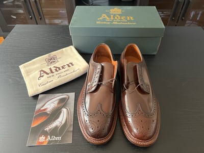 Alden D1507 Color 4 Shell Cordovan Long Wing Blucher