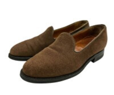 Alden 88174 Brown Suede Slip-On Loafer