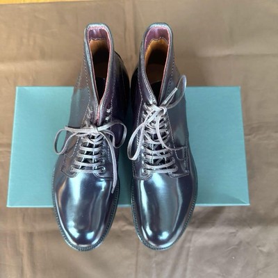 Alden 4561H Color 8 Shell Cordovan Plain Toe Boot