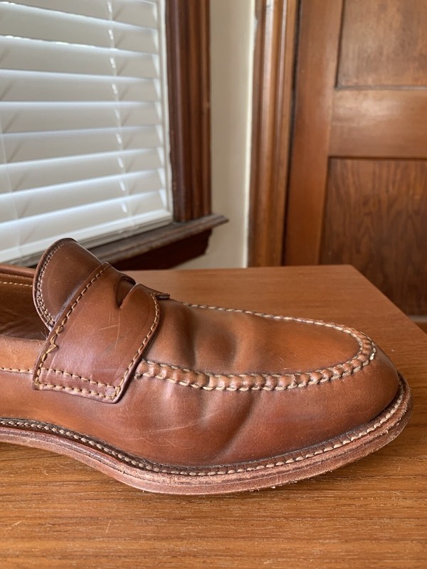 Alden 99841Y Whiskey Shell Cordovan LHS / Penny Loafer | Alden