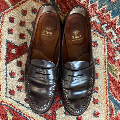 Alden 34379 Color 8 Shell Cordovan LHS / Penny Loafer