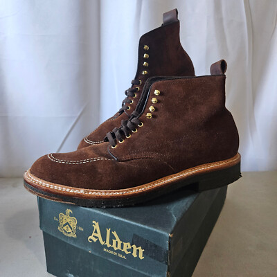 Alden D0913H Tobacco Reverse Chamois Indy Boot