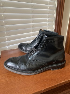 Alden 4465H Black Shell Cordovan Wing Tip Boot