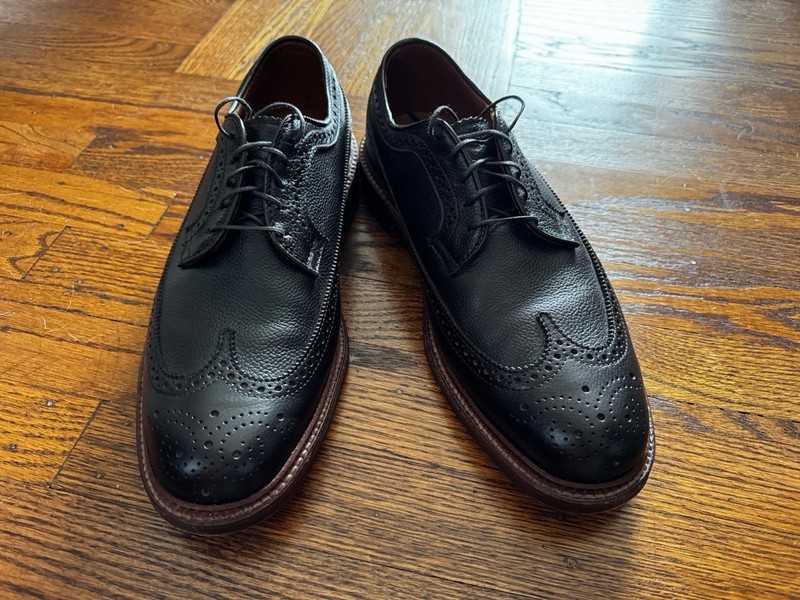 Alden 97648 Dark Brown Regina Grain Long Wing Blucher | Alden