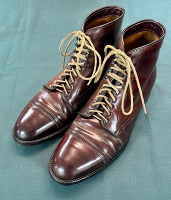 Alden 39628H Color 8 Shell Cordovan Perforated Cap Toe Boot