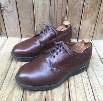 Alden 310 Brown Shrunken Calf Plain Toe Dover