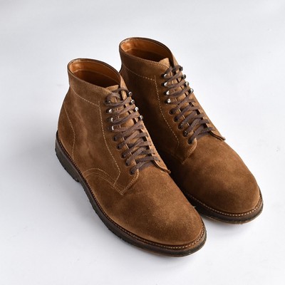 Alden 86040H Snuff Suede Plain Toe Boot