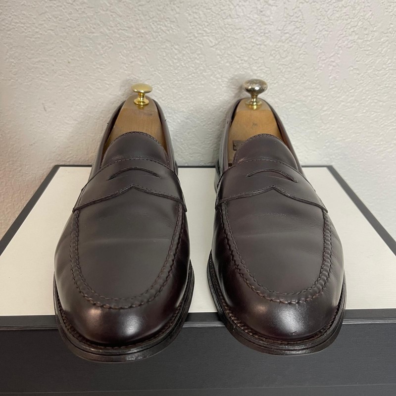 Alden 984 Burgundy Calfskin LHS / Penny Loafer | Alden Model