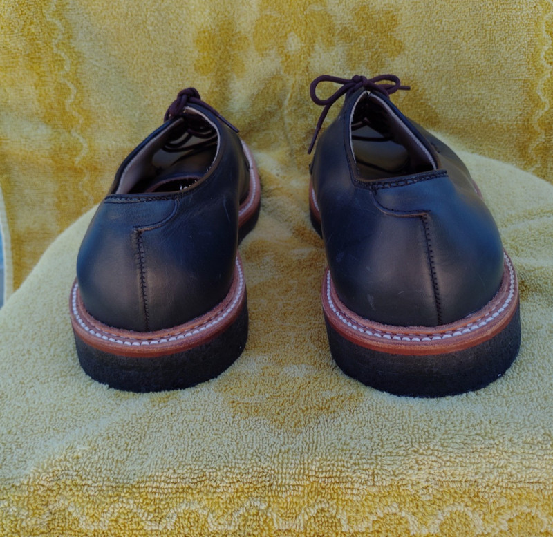 ALDEN×BLUE BLUE 4604H 8D 21522 - Medallion Cap Toe Blucher Color 8 – ALDEN SHOES