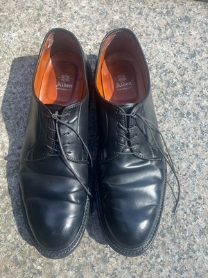 Alden 9901C Black Shell Cordovan Plain Toe Blucher