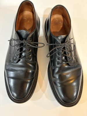 Alden D6415 Black Shell Cordovan Plain Toe Blucher