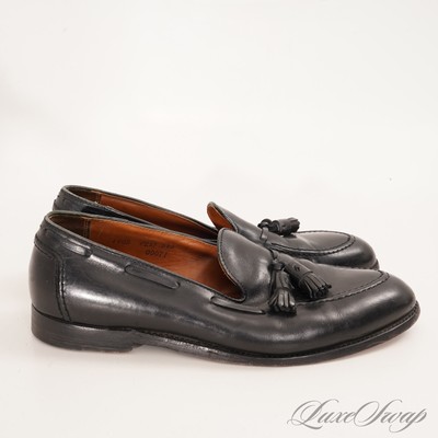 靴 Brooks Brothers Black Loafers by Alden s-l400.jpg