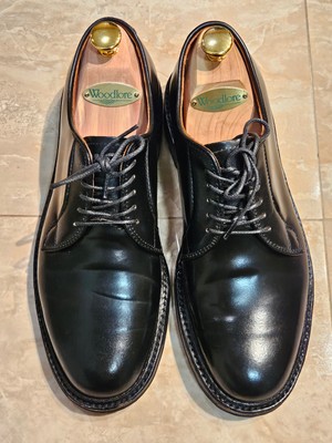 Alden 9901C Black Shell Cordovan Plain Toe Blucher