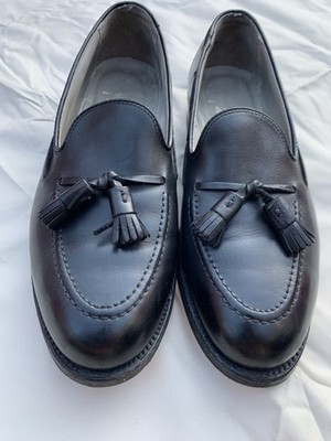 Alden 3695F Black Calfskin Tassel Loafer