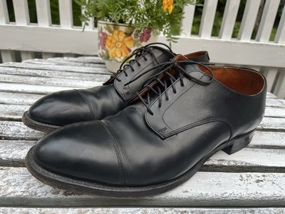 Alden 558 Black Calfskin Straight Tip Blucher