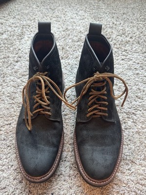 Alden D1856H Earth Reverse Chamois Plain Toe Boot | Alden