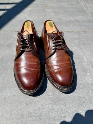 Alden 9391C Cigar Shell Cordovan Plain Toe Blucher