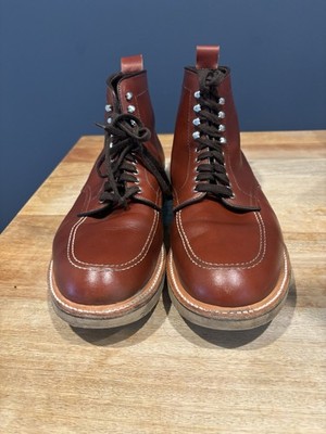 Alden 86095H Pecan Workboot Calf Plain Toe Boot