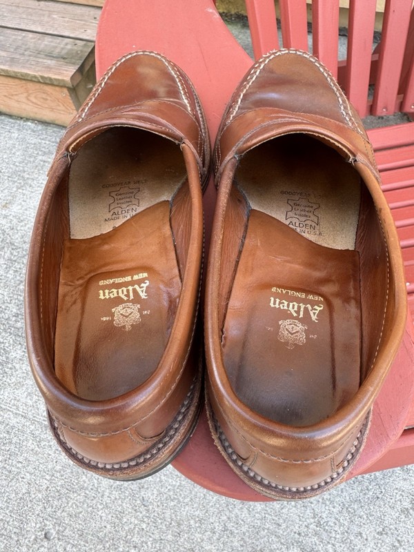 Alden 6746 Whiskey Shell Cordovan LHS / Penny Loafer | Alden Model