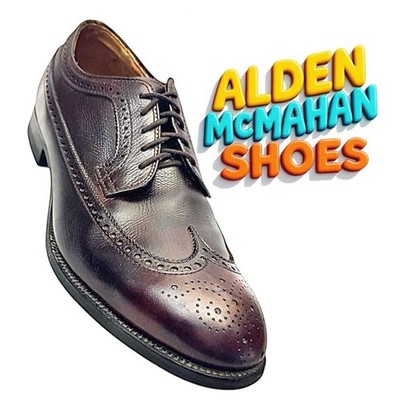 Alden 587 Brown Pebble Grain Long Wing Blucher