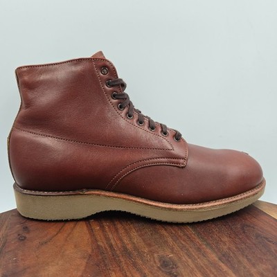 Alden 306 Brown Calfskin Plain Toe Boot
